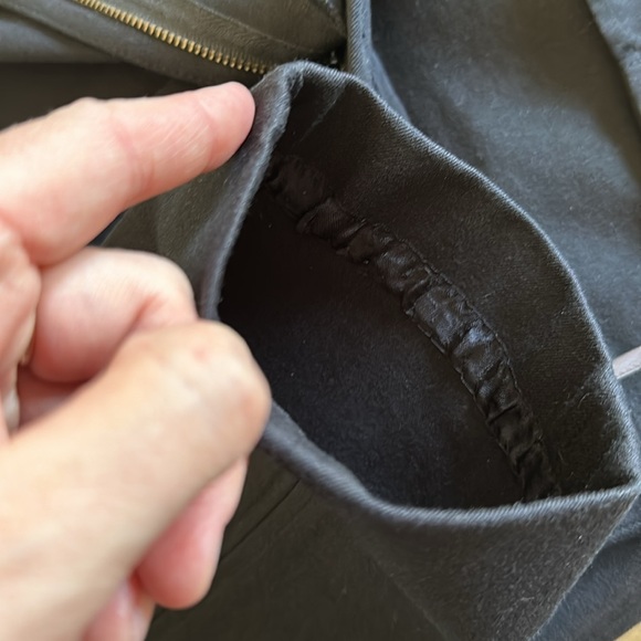 Worth NY Black straight leg Stretch Skinny Pants Zip Pockets cotton modal 8 - Picture 8 of 9